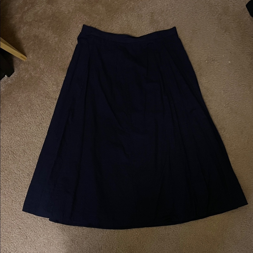 Old Navy Dark Blue Midi Skirt